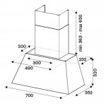 Bertazzoni KR70 HER 1 A DA Απορροφητήρας Καμινάδα