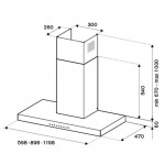 Bertazzoni KT60 PRO 1 X A Απορροφητήρας Καμινάδα