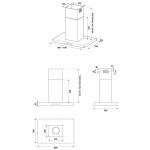 Bertazzoni KTI90 PRO 1 X A Απορροφητήρας Νησίδας