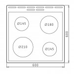 Korting KEC6142WPG Κεραμική Κουζίνα 030001202