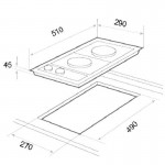 Thermogatz KD 2500 IX Εντοιχιζόμενες Ηλεκτρικές Εστίες