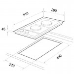 Thermogatz KD 2500 IX Εντοιχιζόμενες Ηλεκτρικές Εστίες