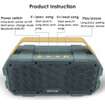 JONTER M90-Επαναφορτιζόμενο ηχείο Bluetooth 20W αδιάβροχο IPX5 Super Bass