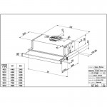 Faber TELESCOPIC T3100 INOX Απορροφητήρας Συρόμενος