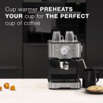 PRINCESS 249412 Καφετιέρα Espresso (Κατάλληλη για αλεσμένο καφέ & κάψουλες Nespresso)