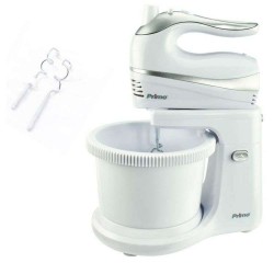 Primo PRMB 40248 Μίξερ με Κάδο 3lt 500W Λευκό-Silver