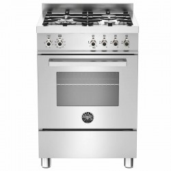 Bertazzoni PRO60 4 MFE S X E Κουζίνα με Εστίες Αερίου