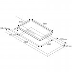 Bertazzoni P90 5L HER AX Εστία Αερίου