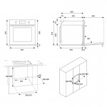 Bertazzoni F60 9 MOD E K X Εντοιχιζόμενος Φούρνος