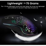 Andowl QM1 Ενσύρματο Ποντίκι Macro Definition Programmable Gaming Mouse RGB