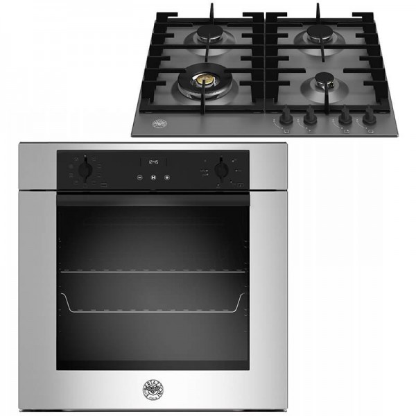 Bertazzoni Σετ F60 9 MOD E S X Φούρνος + P60 4L MOD NE Εστία