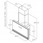 Elica Super Plat BL/F/80 Απορροφητήρας Τζάκι