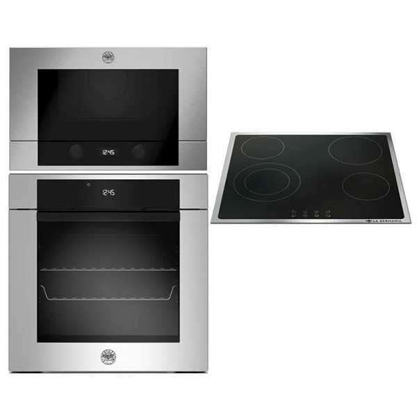 Bertazzoni Σετ F60 11 MOD P L X Φούρνος + P60 4V M1 LAG GNX Εστία + F38 3 MOD MW S X Μικροκυμάτων