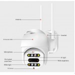 Έξυπνη Υπαίθρια Κάμερα Wifi IP PTZ Andowl Q-S2000