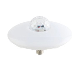 UFO light Πολύχρωμη Λάμπα με Disco Εφέ E-27 30W και Bluetooth Ηχείο CP-008