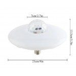 UFO light Πολύχρωμη Λάμπα με Disco Εφέ E-27 30W και Bluetooth Ηχείο CP-008