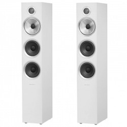 Bowers & Wilkins 704 S2 Ηχεία Δαπέδου Satin White (Ζεύγος)