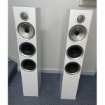 Bowers & Wilkins 704 S2 Ηχεία Δαπέδου Satin White (Ζεύγος)