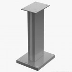 Bowers & Wilkins FS-700 S2 Stand Silver (Ζεύγος)