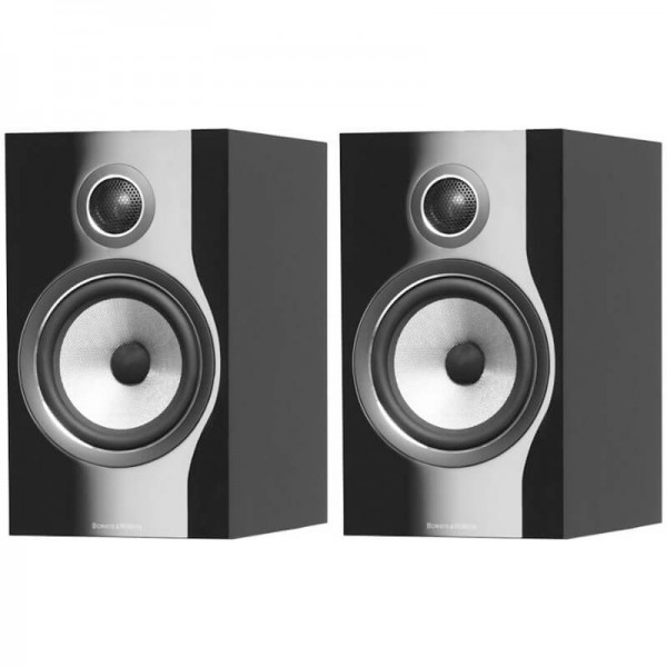 Bowers & Wilkins 706 S2 Ηχεία Βιβλιοθήκης Gloss Black (Ζεύγος)