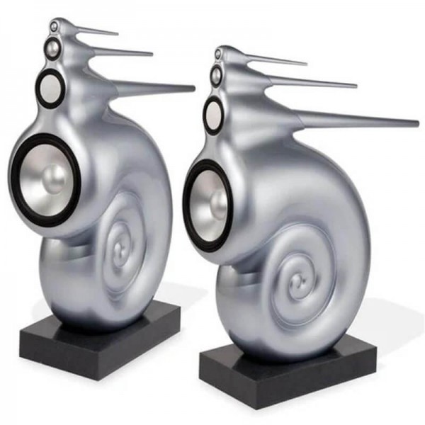 Bowers & Wilkins Nautilus Ηχεία Δαπέδου Silver (Ζεύγος)