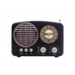 Meier M-161 BT Επαναφορτιζόμενο Ραδιόφωνο Bluetooth USB, SD Μαύρο