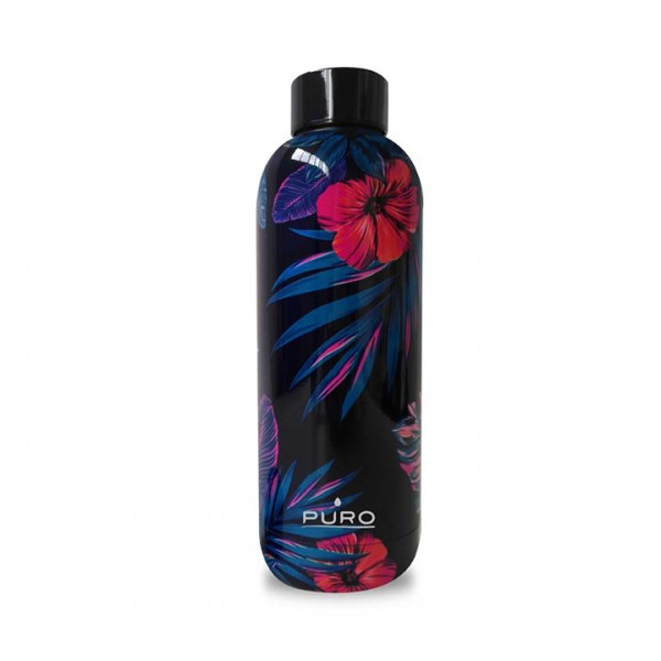 Puro Hot Cold Flowers Bottle 500ml - Σκούρο Μπλε