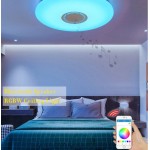 Lediary SL-321 Φωτιστικό Οροφής Πλαφονιέρα με Εφαρμογή κινητού για αλλαγή χρωμάτων & ηχείο Bluetooth