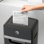 HP Pro Shredder 16MC – 2816 Καταστροφέας εγγράφων με συνδετήρες και καρτών Micro Cut P5 – 16 x A4 –