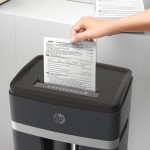 HP Pro Shredder 12MC – 2814 Καταστροφέας εγγράφων με συνδετήρες και καρτών Micro Cut P5 – 12 x A4 –