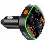 Akai FMT-52BT FM transmitter με LED, Hands Free, φορτιστή αυτοκινήτου, Bluetooth, micro SD, και 2 US