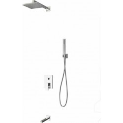 PRAXIS DELOS CFT205 Σετ Μπαταρίας Εντοιχισμού Chrome