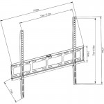 Osio OSMA-1384 Βάση τηλεόρασης 36″ – 80″ – VESA 800 x 600