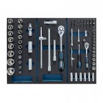 Bormann Pro BWR7600SET Εργαλειοφορέας 6 Συρτάρια, Πλαϊνό Ντουλάπι και 120 Εργαλεία (035794)