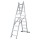 Bormann Pro BHL5120 Διπλή Σκάλα 2x7 Σκαλοπάτια, 3.36m (029687)