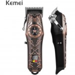 Kemei KM-2617 Επαγγελματική Eπαναφορτιζόμενη Kουρευτική Mηχανή 5W