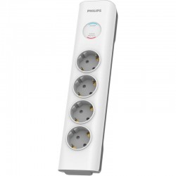 Philips SPN7040WA/GRS Πολύπριζο ασφαλείας 4 θέσεων