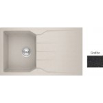 Sanitec Ultra Granite 805 86 1B 1D (86x50 cm) Grafite
