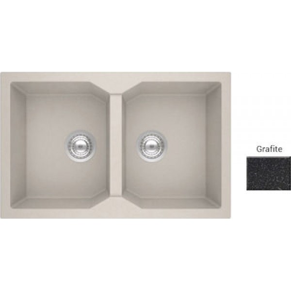 SANITEC ULTRA GRANITE 806 (79x50 cm) Grafite