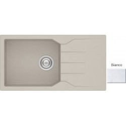 Sanitec Ultra Granite 814 (86x50cm) - Bianco