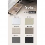 Sanitec Ultra Granite 814 (86x50cm) - Bianco