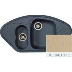 Sanitec Harmony 302 (96x51 cm) - Metallic Coffee