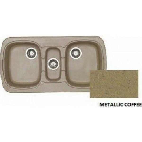SANITEC Natura 303 (97x51cm) - Metallic Coffee