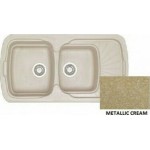 Sanitec Natura 304 (96x51cm) - Metallic Cream