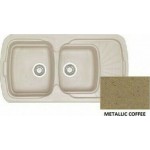 Sanitec Natura 304 (96x51cm) - Metallic Coffee