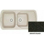 Sanitec Natura 304 (96x51cm) - Granite Black