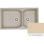 Sanitec Eclectic 307 (92x51cm) - Metallic Cream