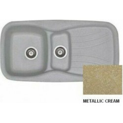 Sanitec Silk 309 (97x51cm) - Metallic Cream