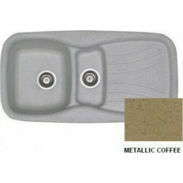 Sanitec Silk 309 (97x51cm) - Metallic Coffee