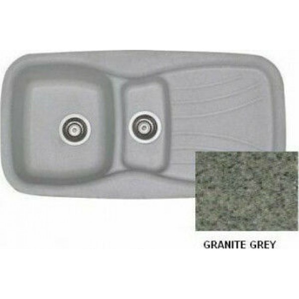 Sanitec Silk 309 (97x51cm) - Granite Grey